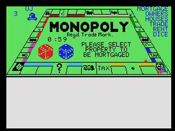 Pantallazo del juego online Monopoly (MSX)