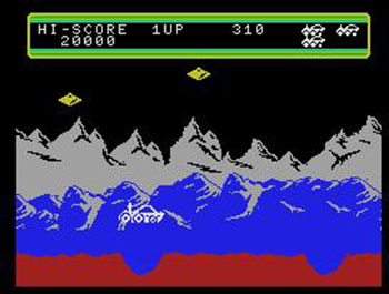 Pantallazo del juego online Moon Patrol (MSX)