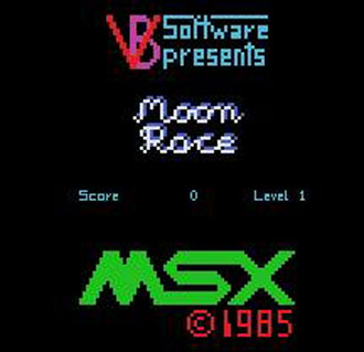Carátula del juego Moon Race (MSX)