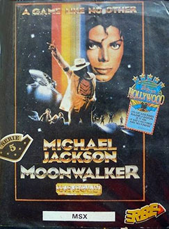 Carátula del juego Moonwalker (MSX)
