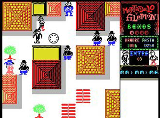 Pantallazo del juego online Mortadelo y Filemon (MSX)
