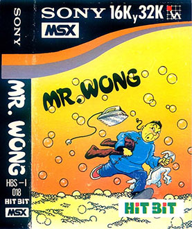 Carátula del juego Mr. Wongs Loopy Laundry (MSX)