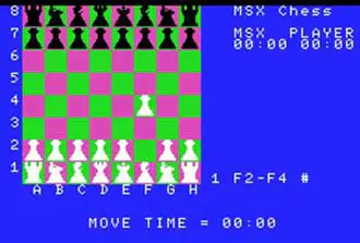 Imagen de la descarga de MSX Chess