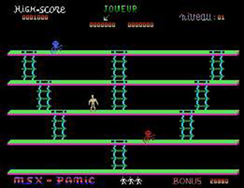 Juego online MSX Panic (MSX)