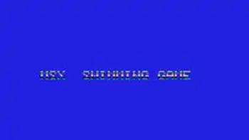 Portada de la descarga de MSX Swimming Game