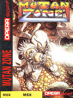 Carátula del juego Mutan Zone (MSX)
