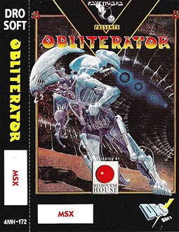 Carátula del juego Obliterator (MSX)