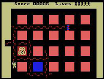 Pantallazo del juego online Oh Mummy (MSX)