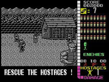 Pantallazo del juego online Operation Wolf (MSX)