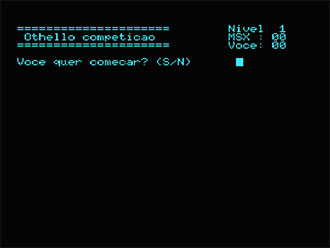 Carátula del juego Othello Competicao (MSX)