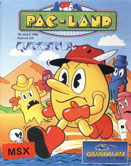 Carátula del juego Pac-Land (MSX)