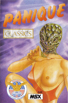 Carátula del juego Panique (MSX)