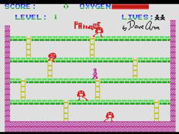 Pantallazo del juego online Panique (MSX)