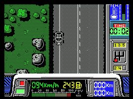 Pantallazo del juego online Paris Dakar (MSX)