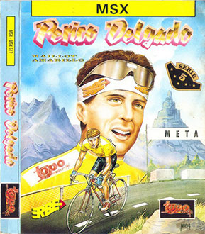 Carátula del juego Perico Delgado Maillot Amarillo (MSX)