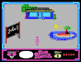 Pantallazo del juego online Pink Panther (MSX)