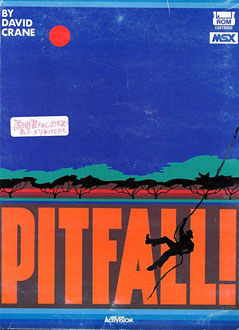 Carátula del juego Pitfall (MSX)