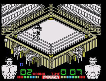 Pantallazo del juego online Poli Diaz Boxeo (MSX)