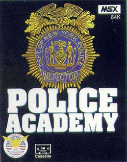 Carátula del juego Police Academy (MSX)