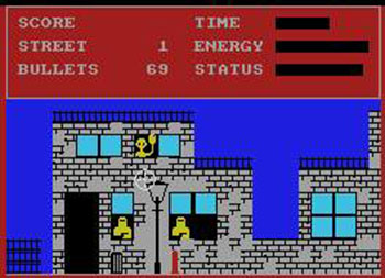 Pantallazo del juego online Police Academy (MSX)