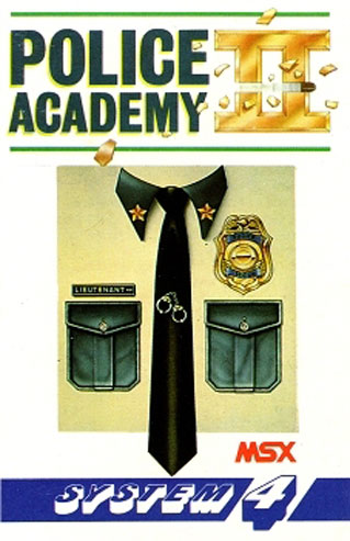Carátula del juego Police Academy 2 (MSX)