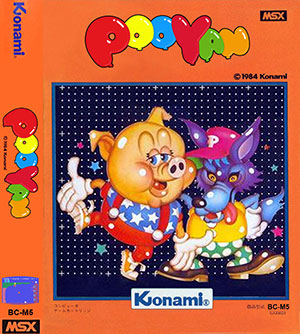 Carátula del juego Pooyan (MSX)