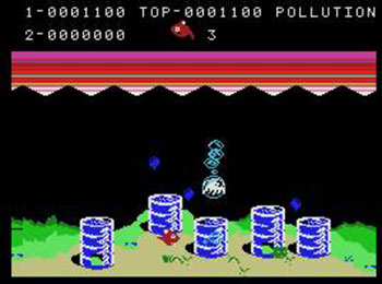 Pantallazo del juego online Poppaq the Fish (MSX)