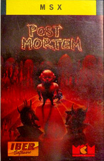 Carátula del juego Post Mortem (MSX)