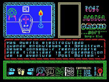 Pantallazo del juego online Post Mortem (MSX)