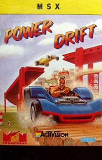 Carátula del juego Power Drift (MSX)