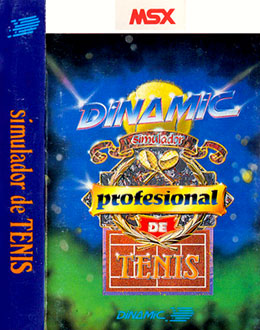 Carátula del juego Simulador Profesional de Tenis (MSX)