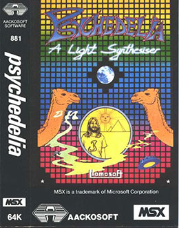 Carátula del juego Psychedelia (MSX)