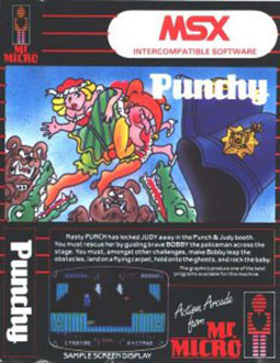 Carátula del juego Punchy (MSX)
