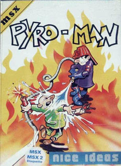 Carátula del juego Pyroman (MSX)