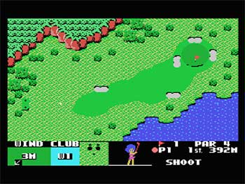 Pantallazo del juego online Queen's Golf (MSX)