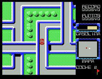 Pantallazo del juego online Race City (MSX)