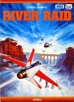 Carátula del juego River Raid (MSX)