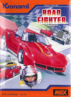Carátula del juego Road Fighter (MSX)