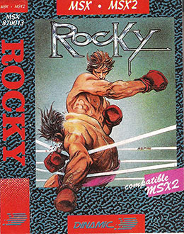 Carátula del juego Rocky (MSX)