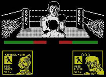 Pantallazo del juego online Rocky (MSX)