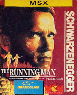 Carátula del juego The Running Man (MSX)