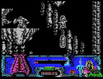 Pantallazo del juego online Satan (MSX)