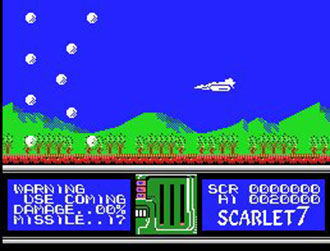Pantallazo del juego online Scarlet 7 (MSX)