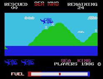 Pantallazo del juego online Sea King (MSX)