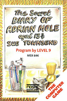 Carátula del juego The Secret Diary of Adrian Mole (MSX)