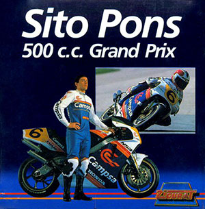 Juego online Sito Pons 500 C.C. Grand Prix (MSX) Juego online Sito Pons 500 C.C. Grand Prix (MSX)