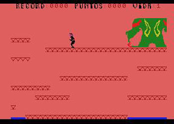 Pantallazo del juego online Skate Dragon (MSX)