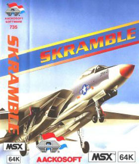 Carátula del juego Skramble (MSX)