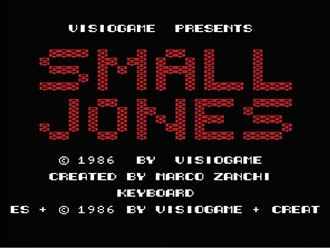 Carátula del juego Small Jones (MSX)