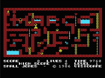 Pantallazo del juego online Small Jones (MSX)